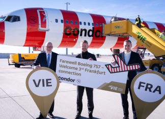 Condor celebrates the end of an era: Farewell flight and party to the Boeing 757-300