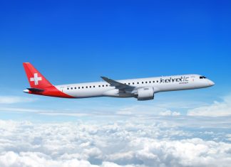 Helvetic Airways boosts E2 fleet with order for up to eight Embraer E195-E2 jets
