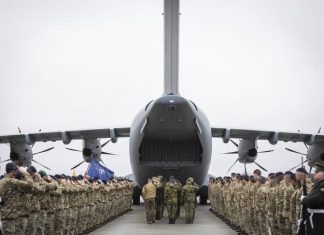 Belgian soldier Danfo Van der Velden repatriated from Lithuania with military honours
