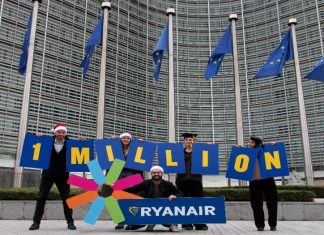 Ryanair passes one million Erasmus students milestone through ESN partnership