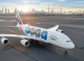 Emirates unveils Grand Slam A380 livery celebrating global tennis partnership