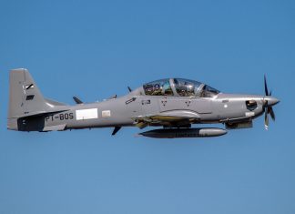 Embraer delivers first two A-29 Super Tucanos to Uruguayan Air Force