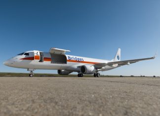 Bridges Air Cargo launches operations with first Embraer E190 converted freighter