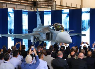 Brazil unveils first locally produced Gripen E fighter jet