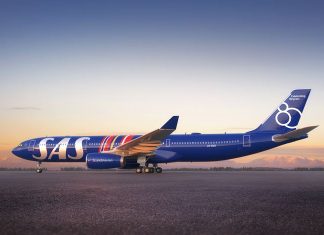 SAS unveils anniversary aircraft to mark 80 years of operations