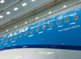 KLM names first Airbus A350 “The Night Watch” as fleet renewal enters new phase