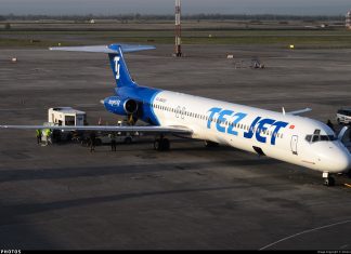 EX-80003 - Tez Jet - McDonnell Douglas MD-83 © Simon De Rudder