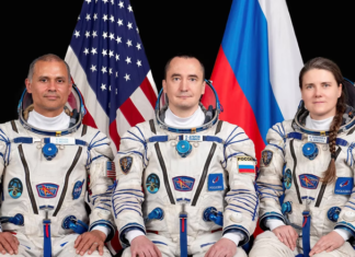 NASA astronaut Anil Menon begins first ISS mission aboard Soyuz along two Russian cosmonauts