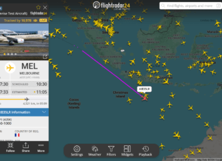Qantas’ first A350-1000ULR departs on non-stop test flight from Europe to Australia