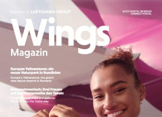 Eurowings puts Germany’s Next Top Model winner, a flight attendant, on WINGS cover