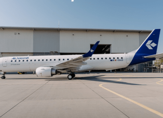 Air Dolomiti unveils new blue livery for Embraer E195 fleet