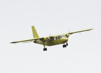 First fully UK-built Islander completes maiden flight