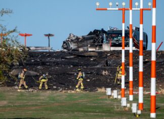 US Air Force F-16 crashes at Spangdahlem Air Base in Germany, pilot ejects
