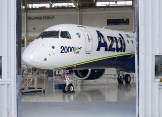 Embraer delivers 2,000th E-Jet to Azul
