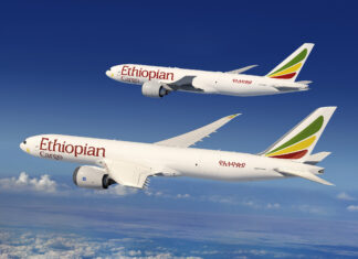 Ethiopian Airlines orders ten Boeing freighters