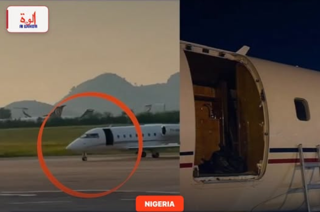 Challenger 604 business jet returns to Abuja after door separates in flight