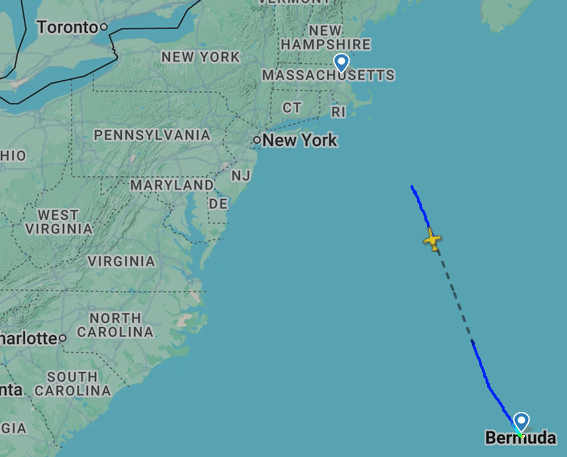 Medical jet with six aboard missing on Bermuda–Boston flight