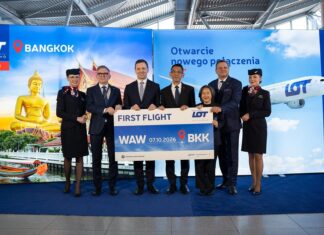 LOT resumes Warsaw–Bangkok flights after 26-year hiatus